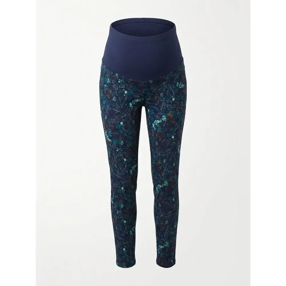 Motherhood Maternity Printed Denim Pants Size M EUC